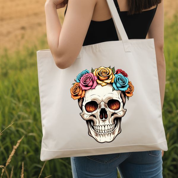 Free Transparent Skull Illustration A transparent skull illustration on a clear background, suitable for sublimation printing or digital editing.