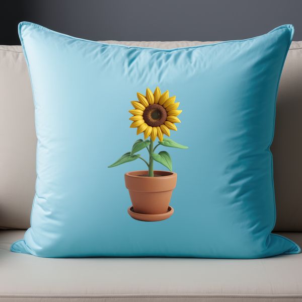 Beautiful Large Sunflower Graphic A high-resolution PNG image of a sunflower in full bloom against a clear background.