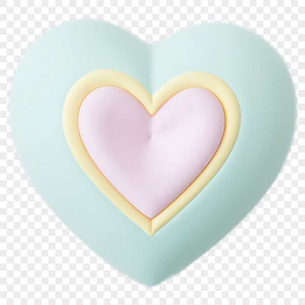 Heart PNG Image with Clear Background A high-resolution PNG image of a heart, suitable for commercial use with clear background.