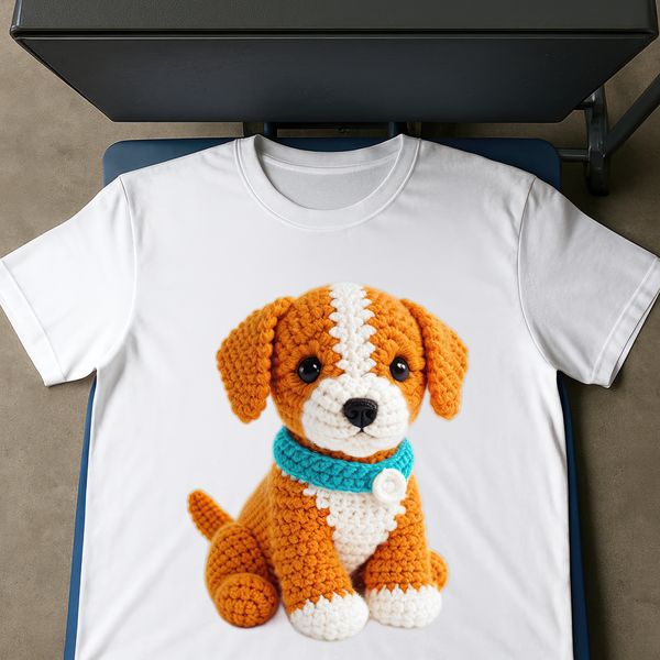 Cute Puppy Graphic for Personal Projects A small puppy sitting on a background that allows for easy layering or sublimation.