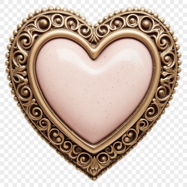 A free, high-resolution transparent love heart graphic with a clear background, suitable for commercial and personal use.