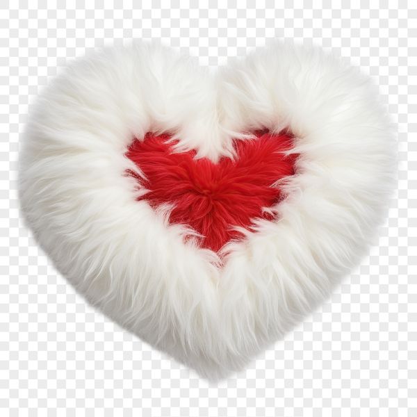 A high-resolution transparent love heart icon with a clear background, ideal for digital and commercial use.