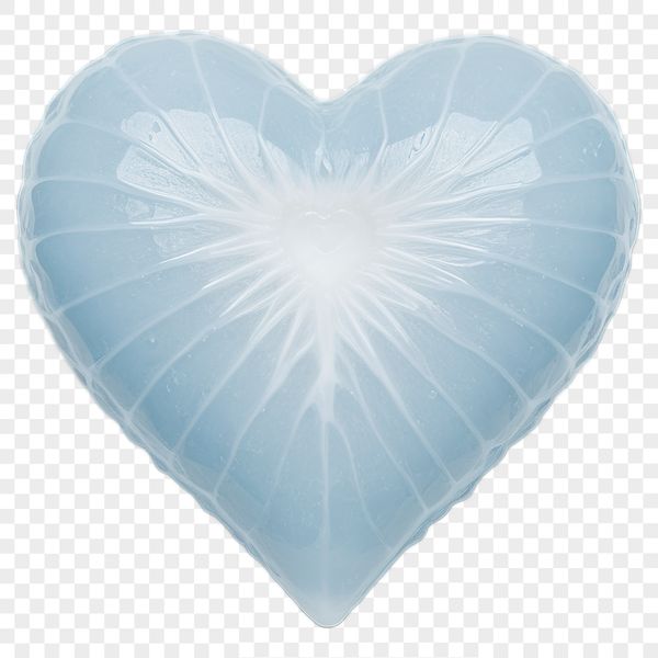Heart Graphic Illustration A simple, high-resolution heart graphic with a clear background, suitable for commercial or personal use.