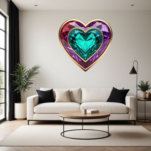 Love Heart Icon on Clear Background Heart symbol on a transparent background, ideal for commercial or personal use in designs and graphics.