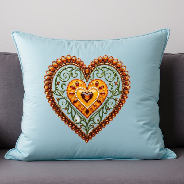 Large Transparent Love Icon Simple heart design with a large and high-resolution transparent shape.