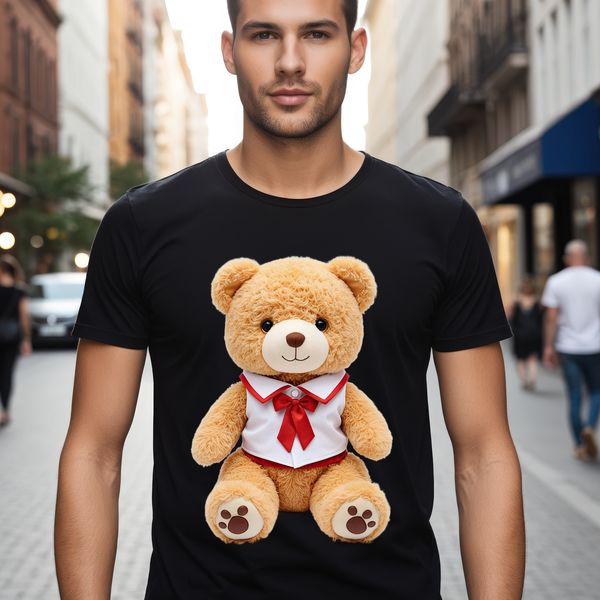 Cute Transparent Bear in PNG Format Large, high-resolution transparent teddy bear in PNG format with clear background.