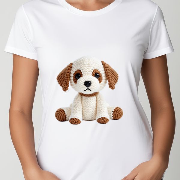 Free Digital Dog Design A free digital illustration of a playful puppy in a simple design format suitable for commercial use.