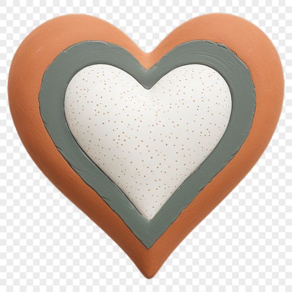 A high-resolution transparent PNG image of a heart, suitable for commercial or personal use in graphic designs.