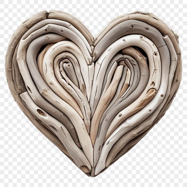 Simple Transparent Heart Icon A transparent PNG image of a simple love heart on a clear background.