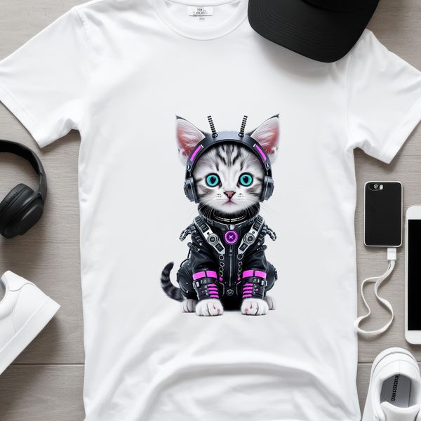 Domestic Cat Image A small domestic cat, typical of the species Felis catus, with soft fur and playful demeanor.