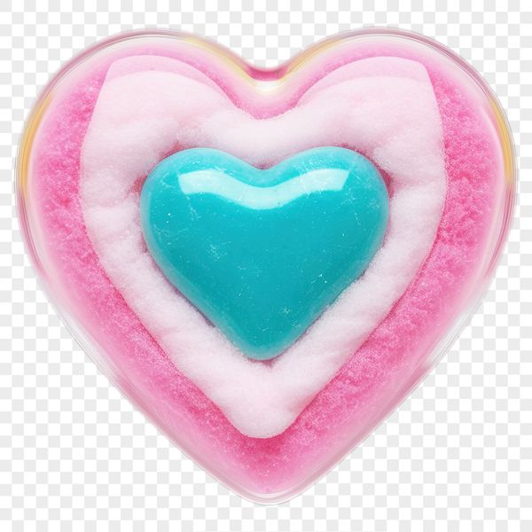A single, high-resolution heart symbol with a transparent background, suitable for various creative projects.