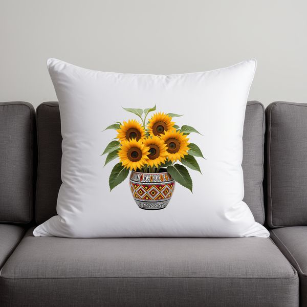 High Resolution Sunflower Background A large, high-resolution image of a sunflower in full bloom with a clear background.