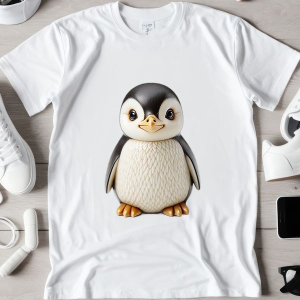 Cute Penguin Silhouette for Commercial Use High-resolution transparent PNG image of a cute baby penguin in clear background.