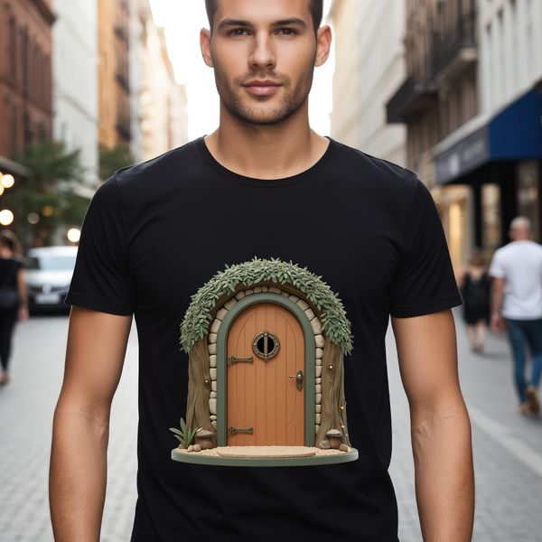 A high-resolution fairy door design in PNG format, ideal for commercial use and DIY projects.