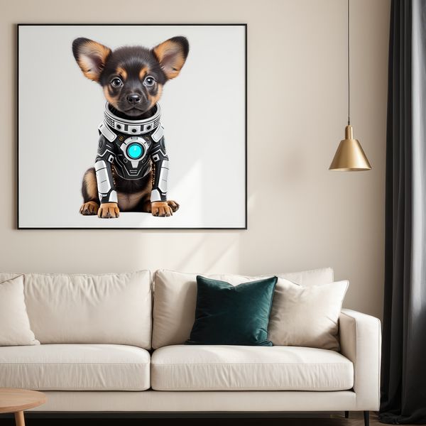 Playful Puppy Icon in Transparent PNG Format Cute adorable puppy animal image in transparent PNG format.