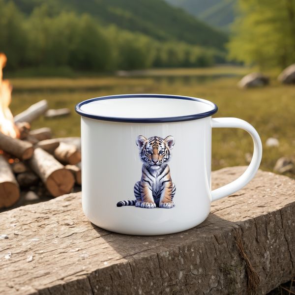 A high-resolution transparent PNG image of a tiger in its natural habitat.
