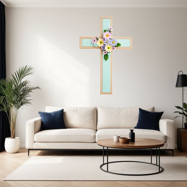 Clear Icon Crucifix Design Transparent high-resolution crucifix icon with clear background.