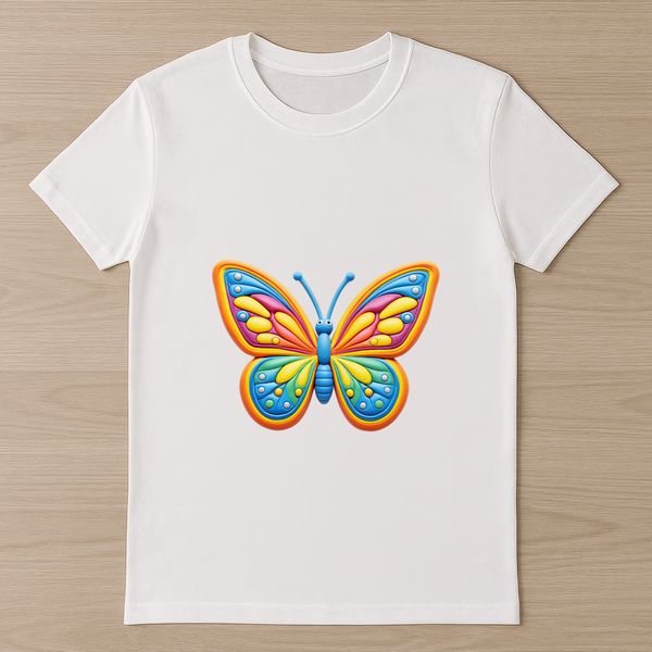 Colorful Butterfly Image A colorful, high-resolution PNG image of a transparent butterfly with a clear background.