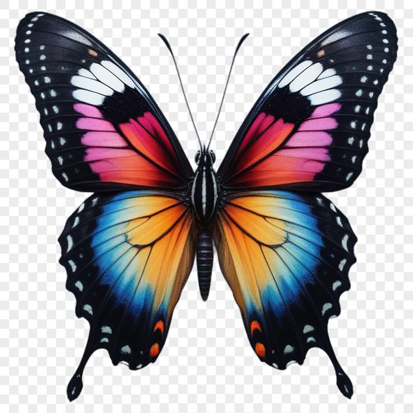 A colorful insect with wings and body, suitable for high-resolution printing.