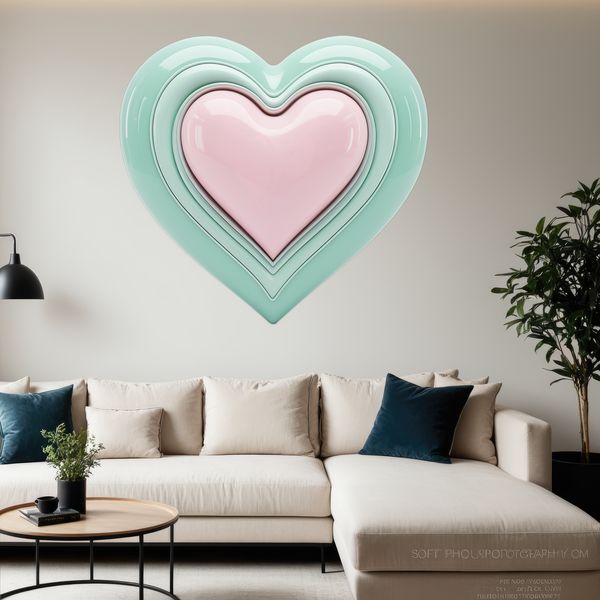 High Resolution Valentine's Day Icon A high-resolution love heart graphic in a transparent PNG format suitable for sublimation and commercial use.