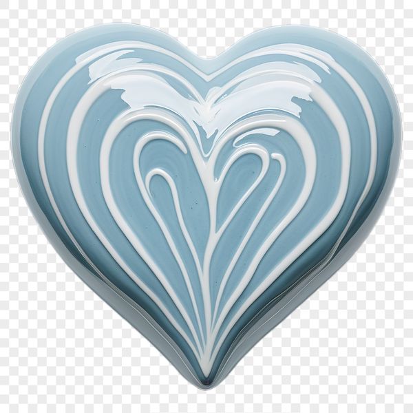 High-resolution love heart icon suitable for commercial or personal use.