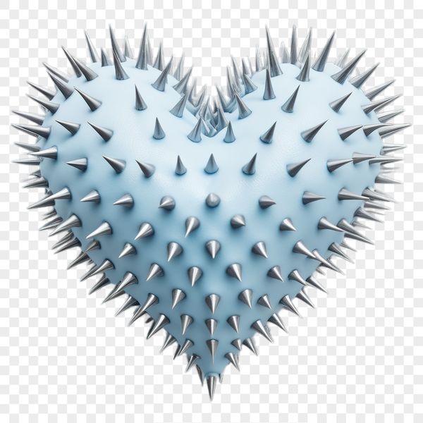Heart Icon Vector Graphics A clear, transparent PNG heart icon with a large size and high-resolution quality, ideal for commercial or personal projects.