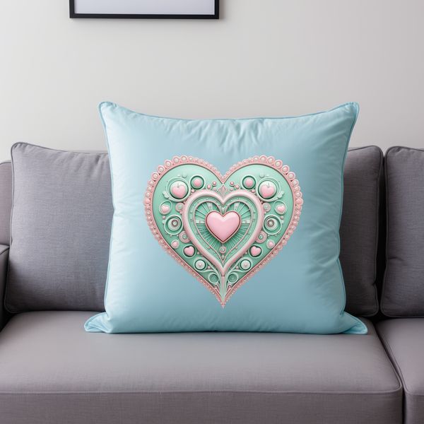 A transparent PNG image of a stylized heart symbol.