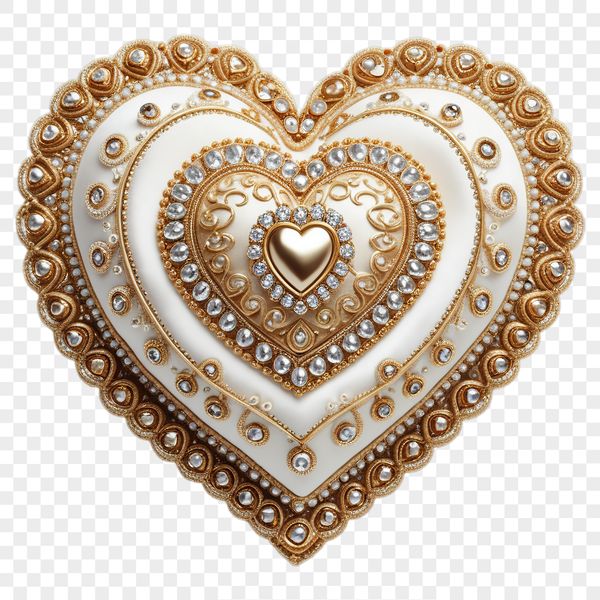 A transparent PNG icon of a stylized heart symbol, suitable for commercial or personal use.