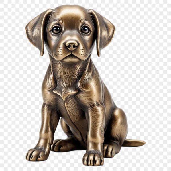 A high-resolution transparent PNG image of a cute puppy with a clear background, suitable for commercial or personal use.