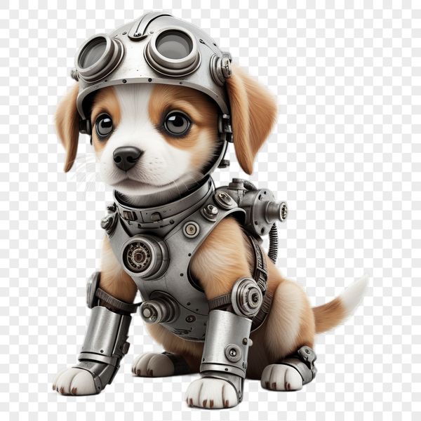 Free Puppy PNG Image A free downloadable PNG image featuring a cute and adorable puppy in a simple design.