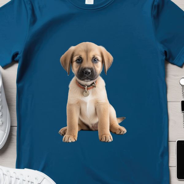 Cute Puppy Illustration for Print A small puppy with a clear background, ideal for sublimation printing and personal use.
