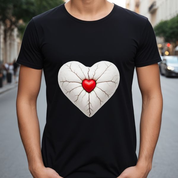Transparent Heart Graphics PNG A large, transparent PNG image of a simple love heart with a clear background.