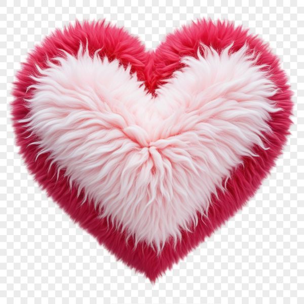 High resolution love heart graphic in PNG format.