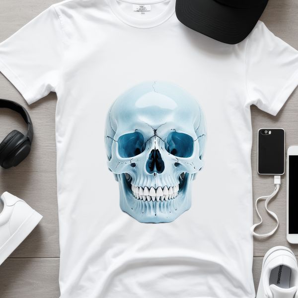 A transparent skull graphic with clear background A high-resolution transparent skull image with a clear background for commercial or personal use.