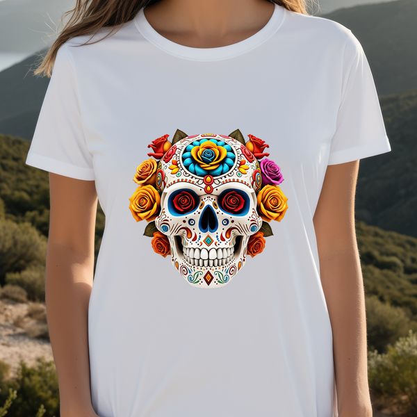 A Clear Skull Graphic for Commercial Projects A transparent skull graphic with a clear background, ideal for commercial or personal use.