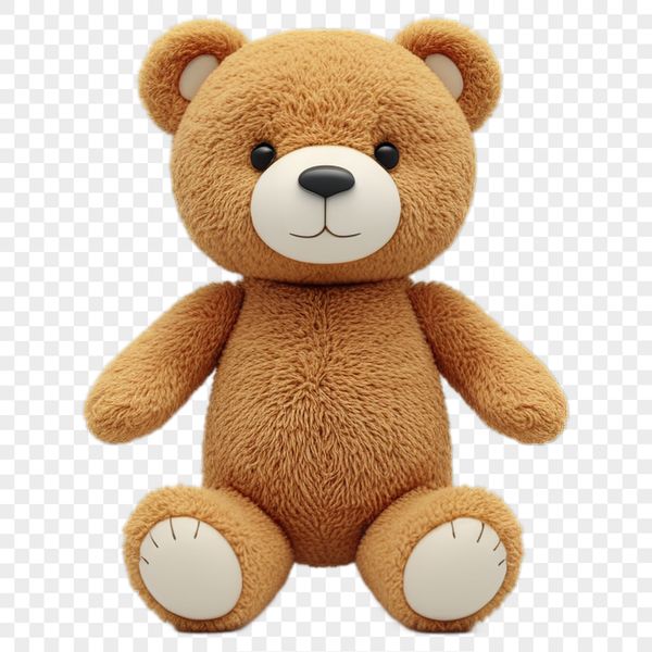 A high-resolution transparent teddy bear PNG icon with a clear background.