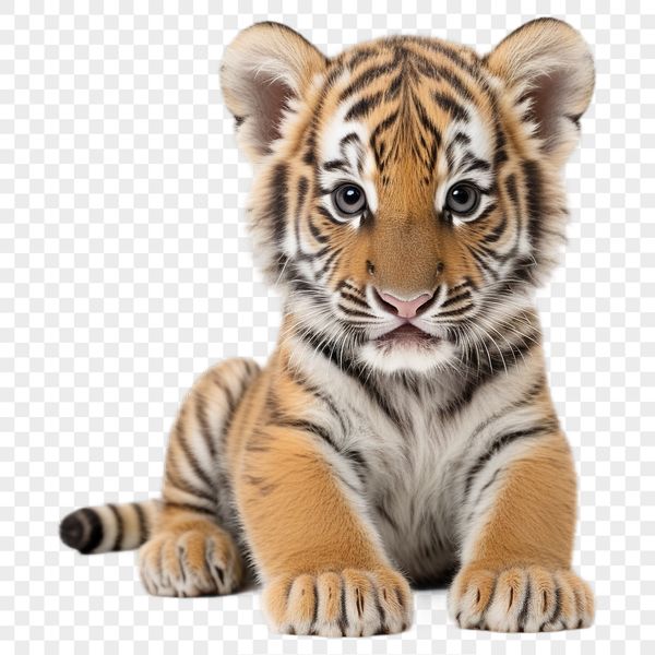 Fierce Wildcat Portrait in High Definition A large, high-resolution PNG image of a fierce big cat, suitable for commercial and personal use.