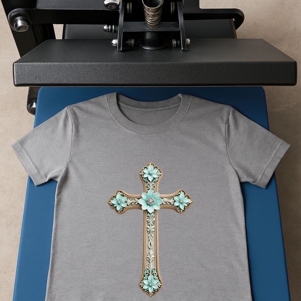 High-Resolution Christian Symbol A high-resolution transparent PNG image of a Christian crucifix against a clear background.
