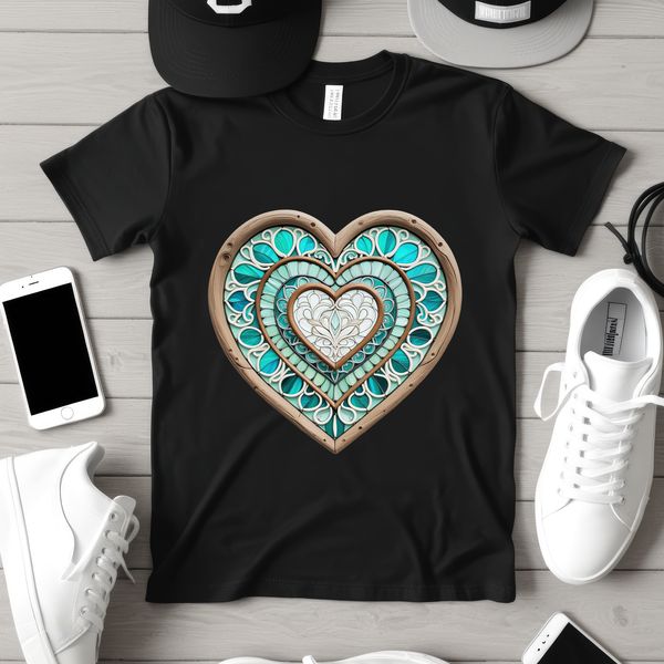 Large Heart Graphic with Clear Background Large PNG heart graphic with a clean design, ideal for printing or digital applications such as web design or DIY projects.