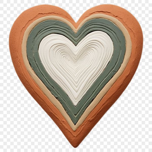 A large, transparent love heart icon with a clear background, suitable for commercial or personal use.