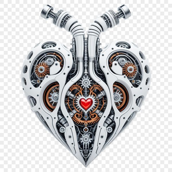 A high-resolution, transparent PNG image of a love heart icon suitable for commercial or personal use.