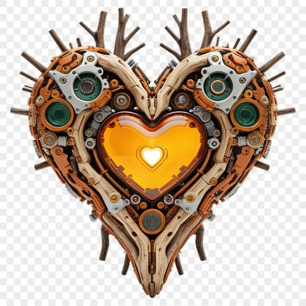 Colorful Heart Graphic High-resolution PNG graphic of a bold, colorful heart icon suitable for digital use.