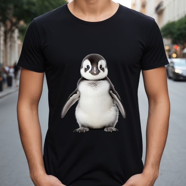 Cute Baby Penguin Transparent PNG A small baby penguin with a clear transparent background.