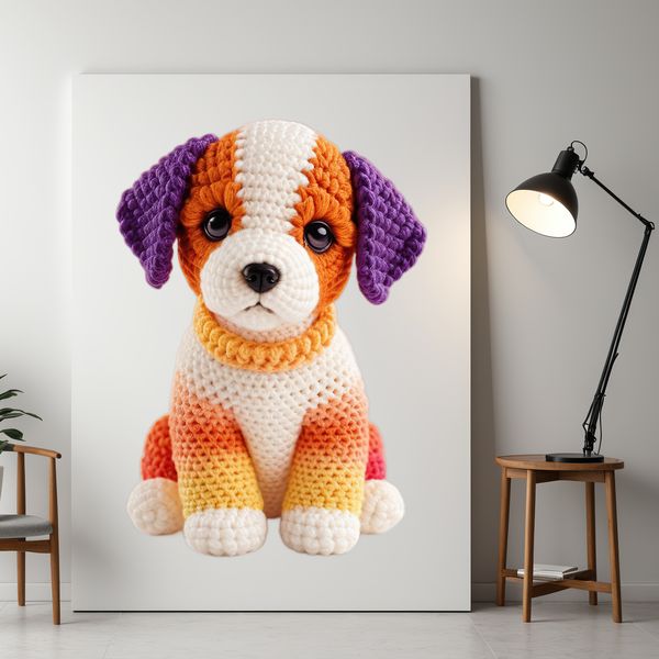 A high-resolution image of a cute puppy in a clear background, suitable for various personal and commercial uses.