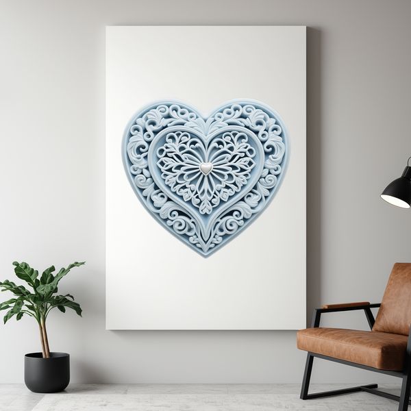 A large, high-resolution PNG image of a single, isolated heart with a clear background.