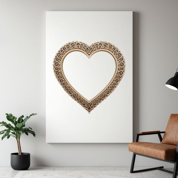 Transparent Heart Graphic Vector heart symbol on a transparent background.