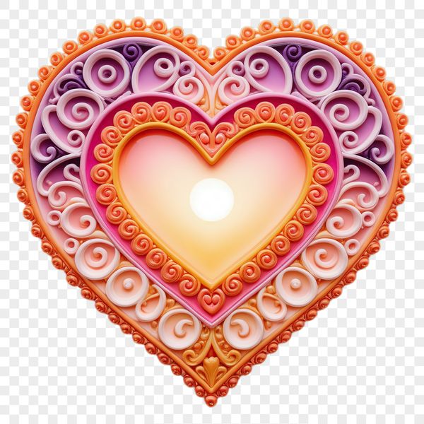 A high-resolution heart icon in transparent format for commercial or personal use.