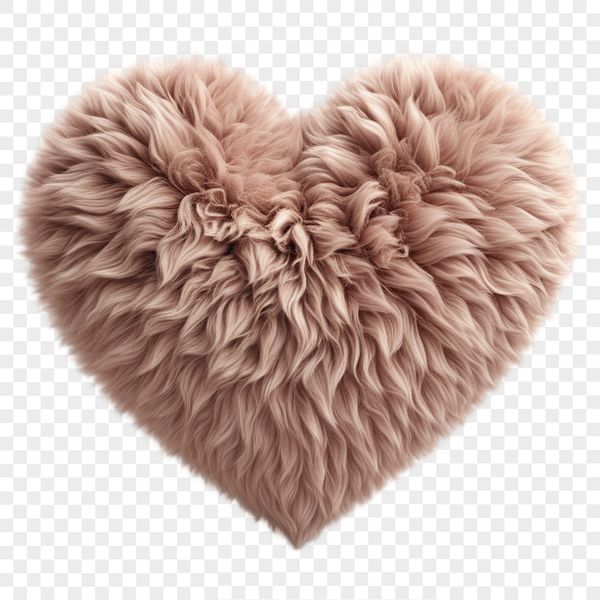 A high-resolution transparent love heart icon with a clear background, suitable for commercial or personal use.