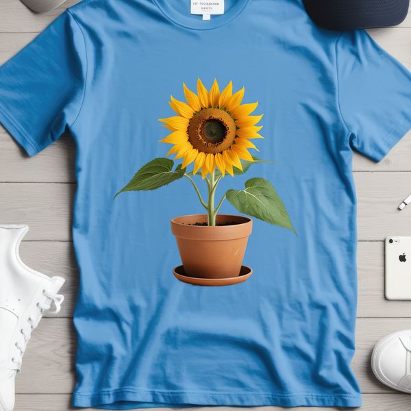 High-Res Flower Silhouette PNG Image A high-resolution PNG image of a single sunflower in a clear background, perfect for printing or using as clip art.
