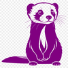 Vector Ferret Art Design Ferret illustration in vector format, suitable for commercial and personal use.